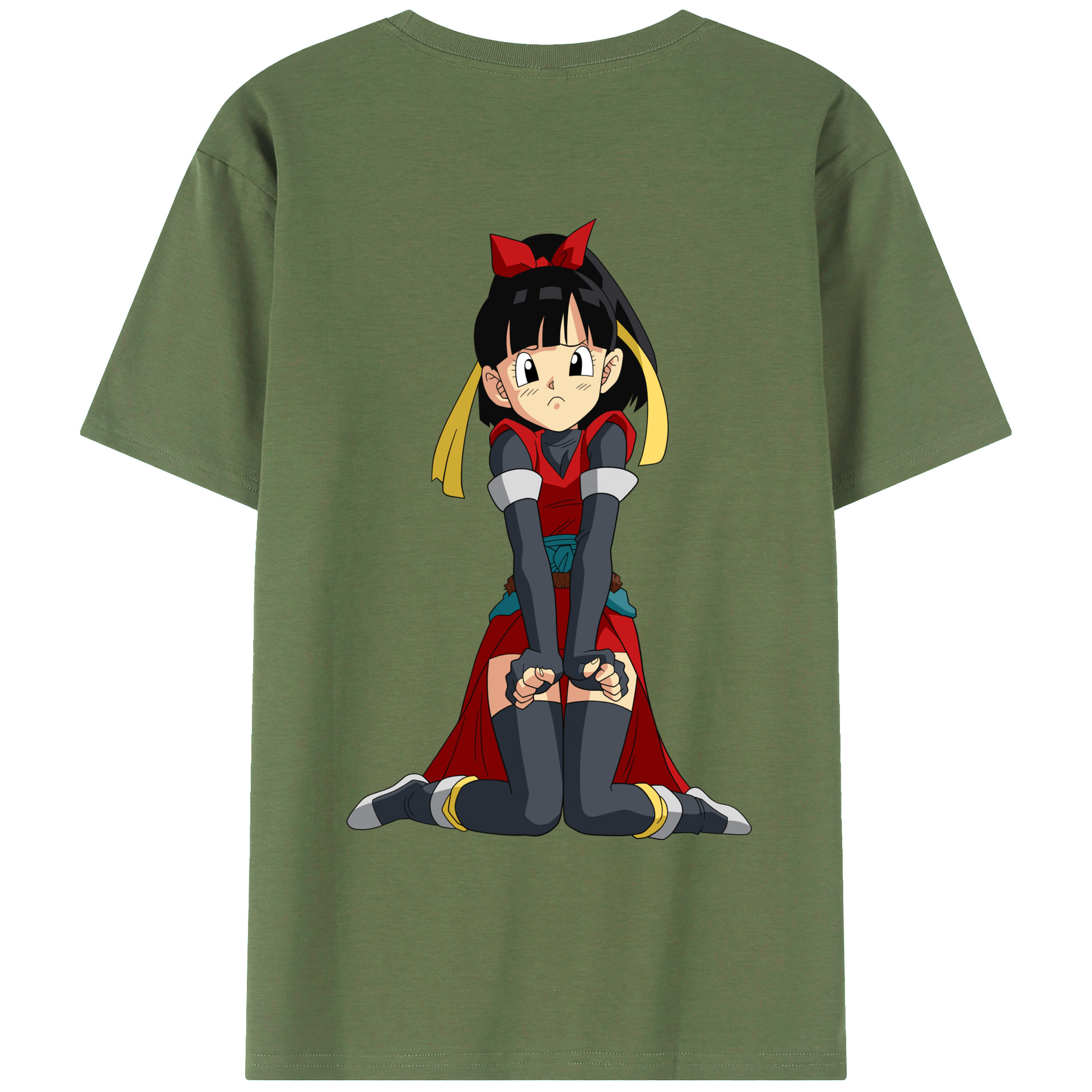 （画像用） ドラゴンボール パン DRAGON BALL Pan 綿100％ メンズ半袖Tシャツ（バックプリント） 通気性
